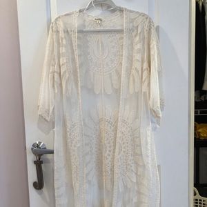 Lace Duster/Cover-up